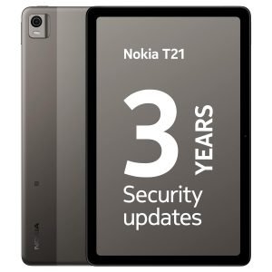 Nokia T21 with 10.36" 2K Screen, 4Gb Ram, 64Gb Storage, Voice Calling | Wi-Fi + LTE, Grey