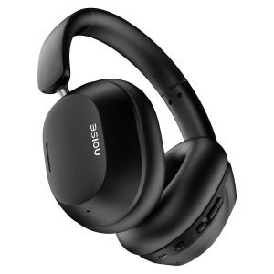 Noise Newly Launched Airwave Max 5 Wireless Over-Ear Headphones, 80H Playtime, Dual Pairing(Carbon Black)