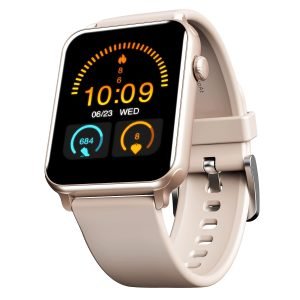 boAt Wave Call Smart Watch, Smart Talk w/Advanced Bluetooth Calling Chip, IP68(Cherry Blossom)