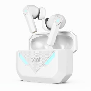 boAt Newly Launched Immortal 158 TWS in Ear Gaming Earbuds with 40hrs Playback,(White Sabre)