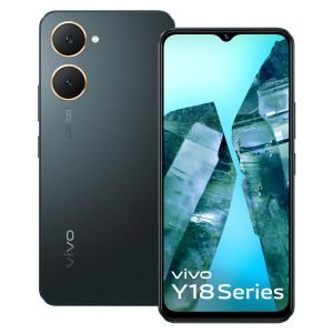 vivo Y18i (Space Black, 4GB RAM, 64GB Storage)