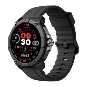 Smart Goat Smart Watch with Alexa, Bluetooth Calling,1.38” Touch Screen, (Aqua Black)