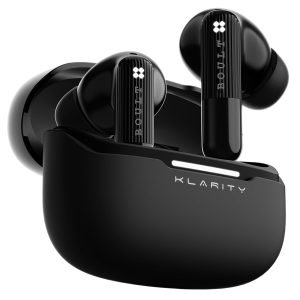 Boult Newly Launched Klarity 3 6-Mic Hybrid ANC (Upto 50dB) in Ear Earbuds, (Obsidian Black)