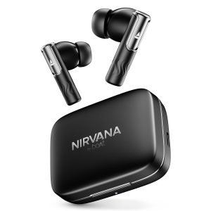 boAt Newly Launched Nirvana Ivy Truly Wireless In Ear Earbuds w/ 50dB Hybrid Active Noise Cancellation (Gunmetal Black)