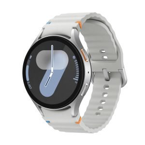 Samsung Galaxy Watch 7 (44mm, Silver, BT) with 3nm Processor | Dual GPS | Sapphire Glass, Silver