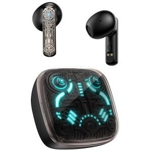 GROOVES Alpha Newly Launched-Gaming Tws Up to 80H Playtime - in Ear Dual Mode (Black)